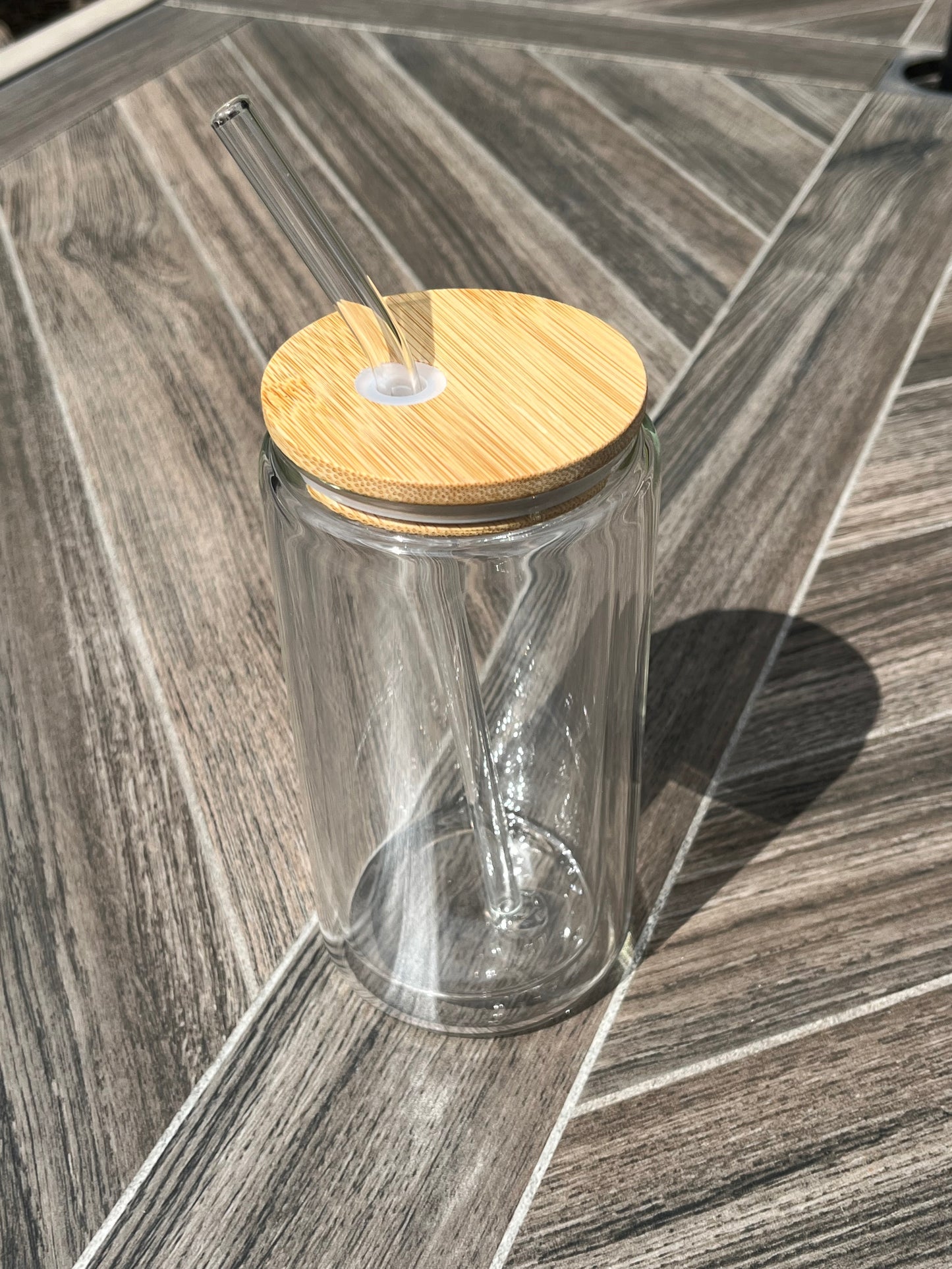16oz glass tumbler