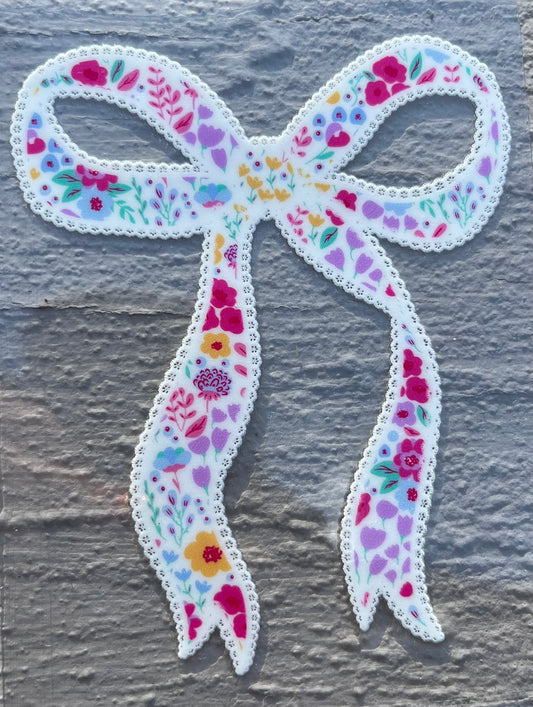 Flower Bow Decal #4